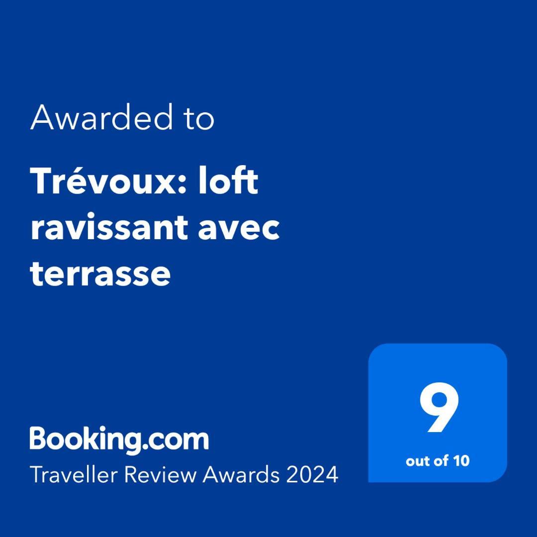 Trevoux: Loft Ravissant Avec Terrasse Apartment Exterior photo